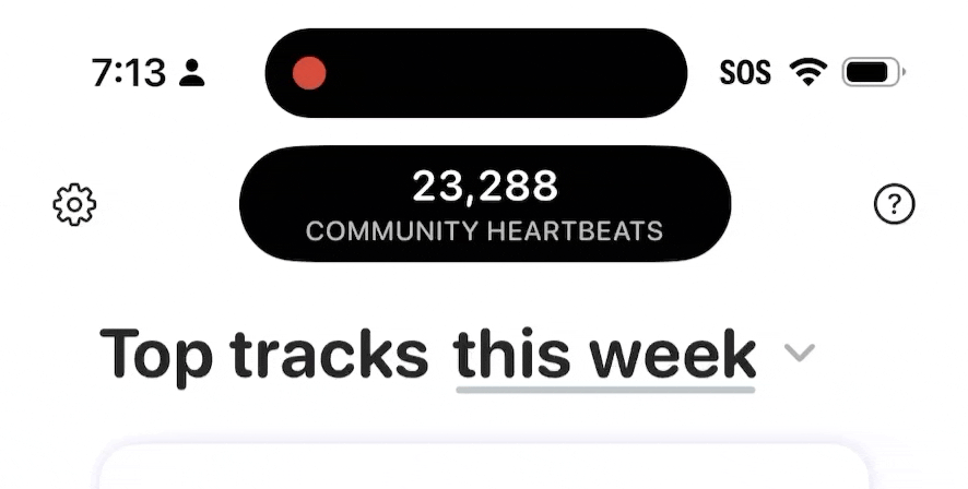 dj heartbeat app in action
